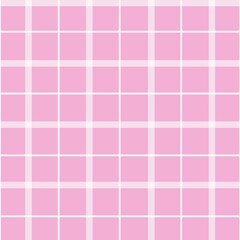 Window pane plaid seamless pattern, pink and white, can be used in decorative designs fashion clothes Bedding sets, curtains, tablecloths, notebooks, gift wrapping paper