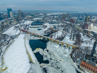 Minneapolis Minnesota Aerial