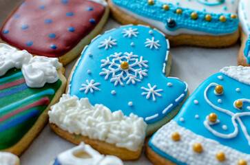 Beautifully decorated Christmas Cookies