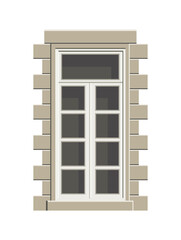 window isolated on white background , windows transparent background	