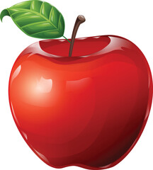 red apple