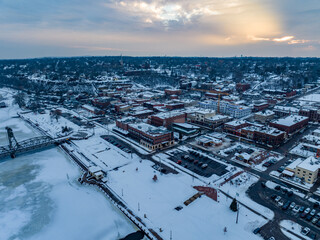 Aerial Stillwater Minnesota