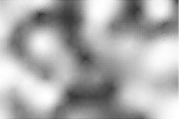 Obraz premium Black and white wave dotted halftone background