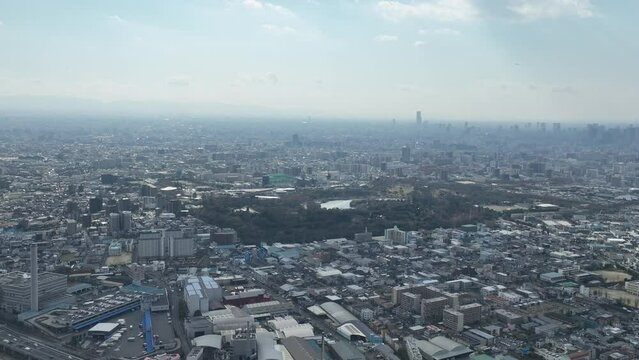 2022年12月　大阪市鶴見区周辺の空撮映像