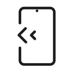 Smartphone Swipe Left