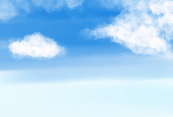 Obraz premium 空 雲 風景 背景