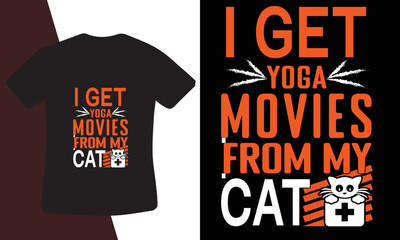 cat t shirt design for cat lover men and women