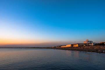 Fototapeta premium sunset over the sea