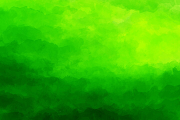 Obraz premium Abstract green watercolor vector background