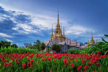 Temple of Thailand.Landmark of Thailand,Wat None Kum in Nakhon Ratchasima province.