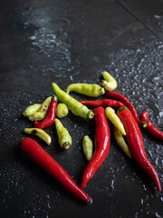 Fresh chilies are used for cooking ingredients