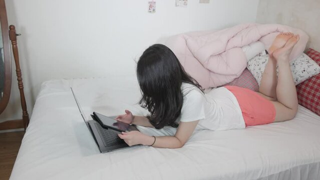 women, tablets, watch, green screen, alpha, IT, devices, network