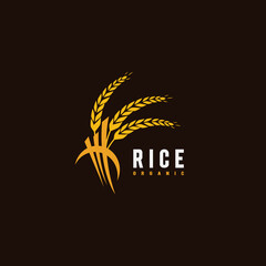 Rice and wheat logo design suitable for your product and business or for all your ideas 2