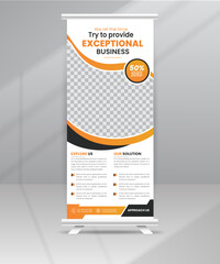 Digital Marketing Agency Roll Banner, pull-up, business flyer, offer and  sale display design for a marketing agency, Shop, Event