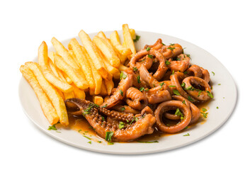 Calamares con patatas