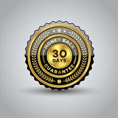 Gold and silver luxury retro badge. Premium-quality vector badges luxury black label. Quality label with a gold seal. Premium badge medal with genuine gold stamp. Gold label retro vintage collection 