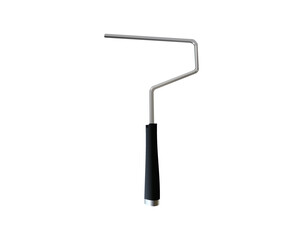 Painting roller frame on white background, vector illustration
