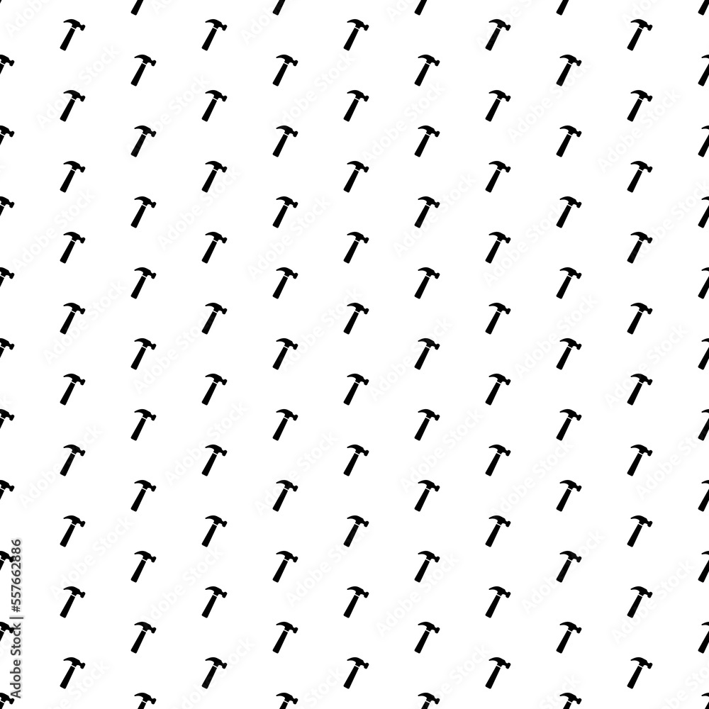 Poster square seamless background pattern from geometric shapes. the pattern is evenly filled with big blac