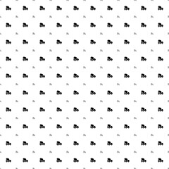 Square seamless background pattern from black concrete mixer truck symbols are different sizes and opacity. The pattern is evenly filled. Vector illustration on white background