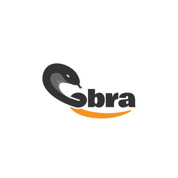 abstract king cobra logo design