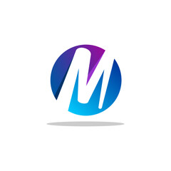REAL MODERN M LOGO. SUITABLE FOR COMPANIES