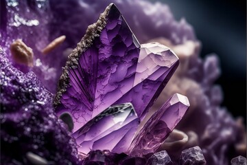 amethyst of a crystal