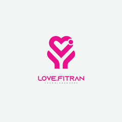 love design gradient color template icon