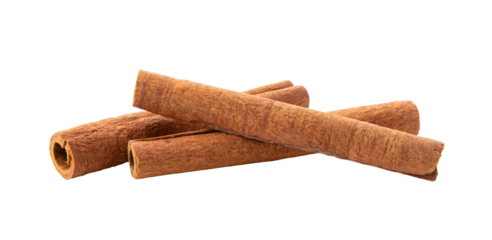  cinnamon sticks stacked on transparent png