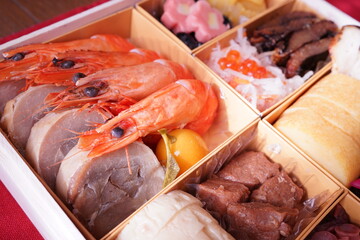 Osechi Ryori or Japanese Traditional New Year's Food - 日本料理 元旦 おせち料理	