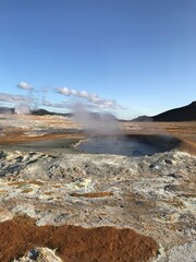 country volcanic landscape