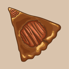 Apple pie. Traditional German pastries