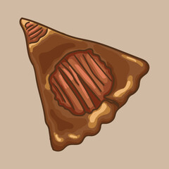 Apple pie. Traditional German pastries