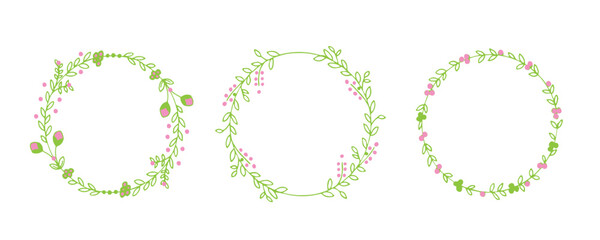 Abstract floral frame vector. invitation design with leaves, flower ,  geometric frame and brush strokes. Vector illustration