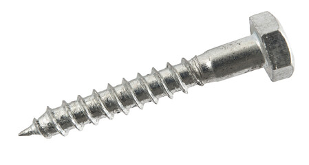 tirefond sur fond transparent