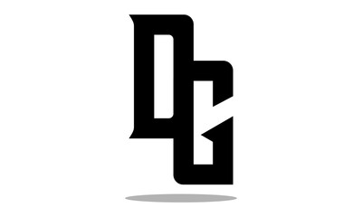 logo DG alphabet design