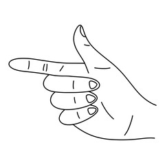 Direction Hand Gesture