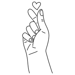 Heart Hand Gesture