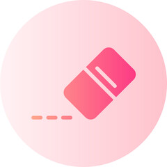 eraser gradient icon