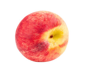 ripe peach fruit  isolated on transparent png