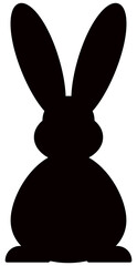 rabbit bunny silhouette