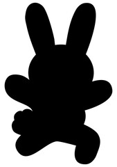 rabbit bunny silhouette