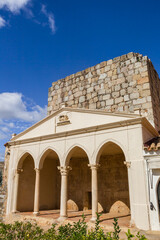 Obraz premium Old house in the Alcazaba of historic city Merida, Spain