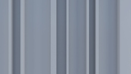Fototapeta premium Abstract vertical gray shapes background,3d rendering