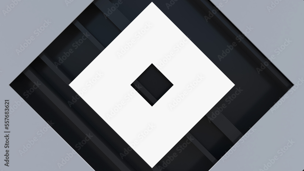 Aufkleber abstract background square shape ,geometric background,3d rendering