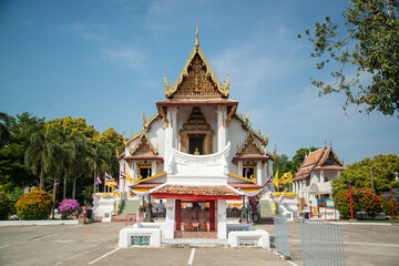 Naklejka premium THAILAND AYUTTHAYA WAT NA PHRAMEN