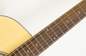 Guitar  on white background.