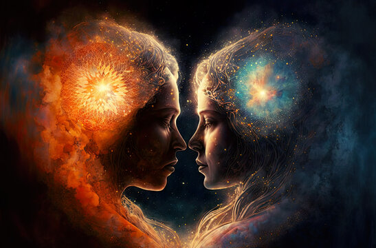 Twin Flame Images – Browse 2,180 Stock Photos, Vectors, and Video