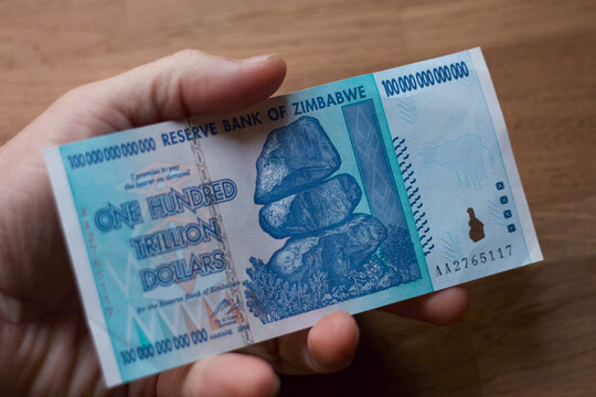 One Hundred Trillion Zimbawe Dollars