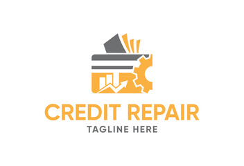 Fototapeta premium Creadit repair logo template