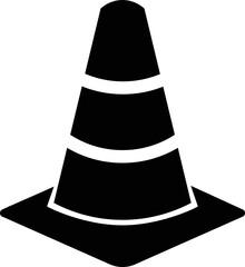 これはパイロンのアイコンのイラストです。